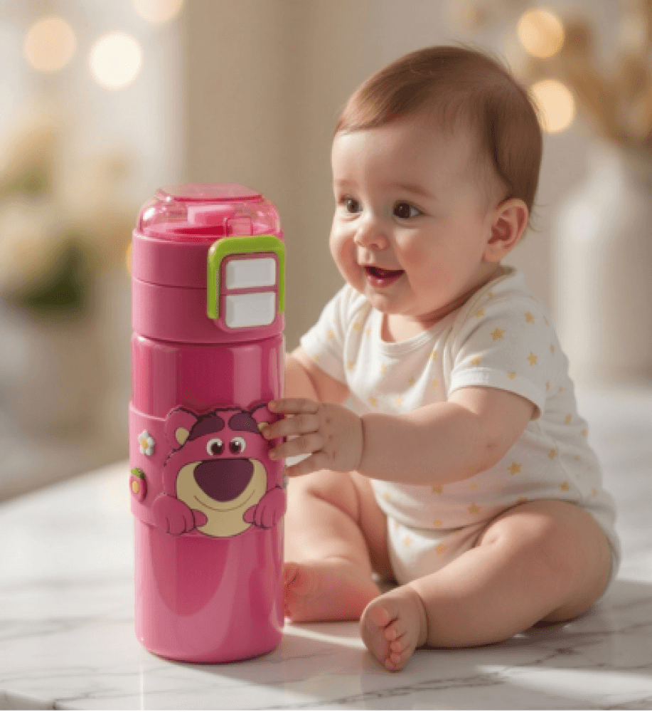 Cute Bear Stainless Steel Water Bottle image 2